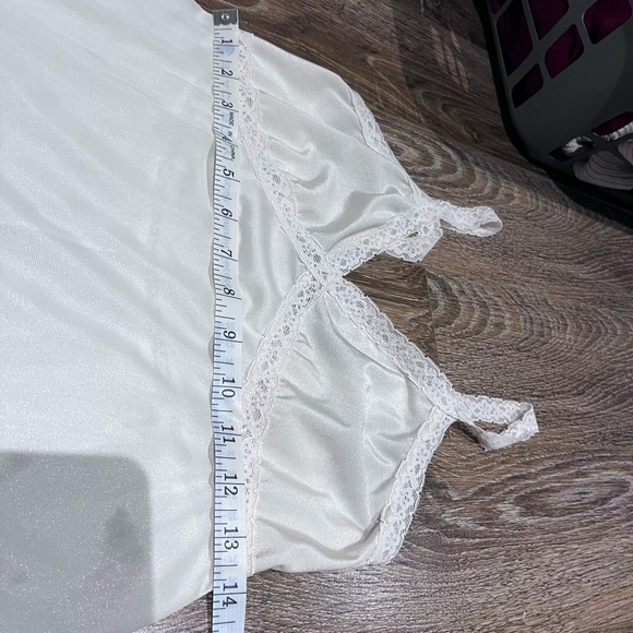 Vintage Kayser night gown beige made in canada size 36 - Picture 5 of 7